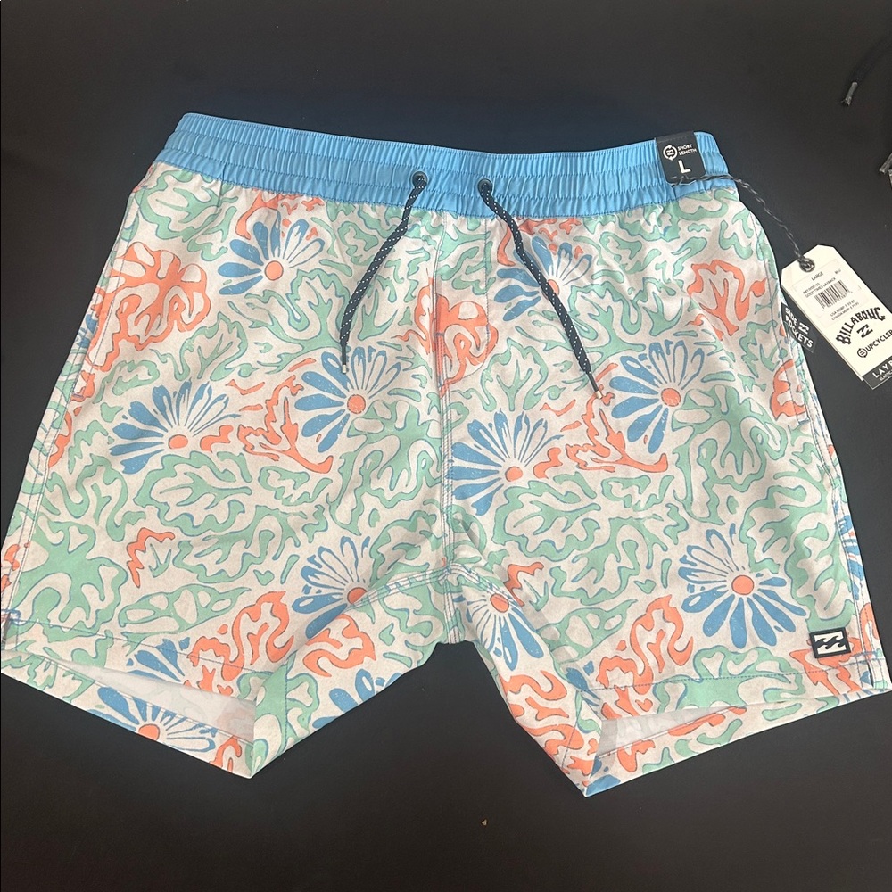 Billabong Tropical Print Swim Shorts